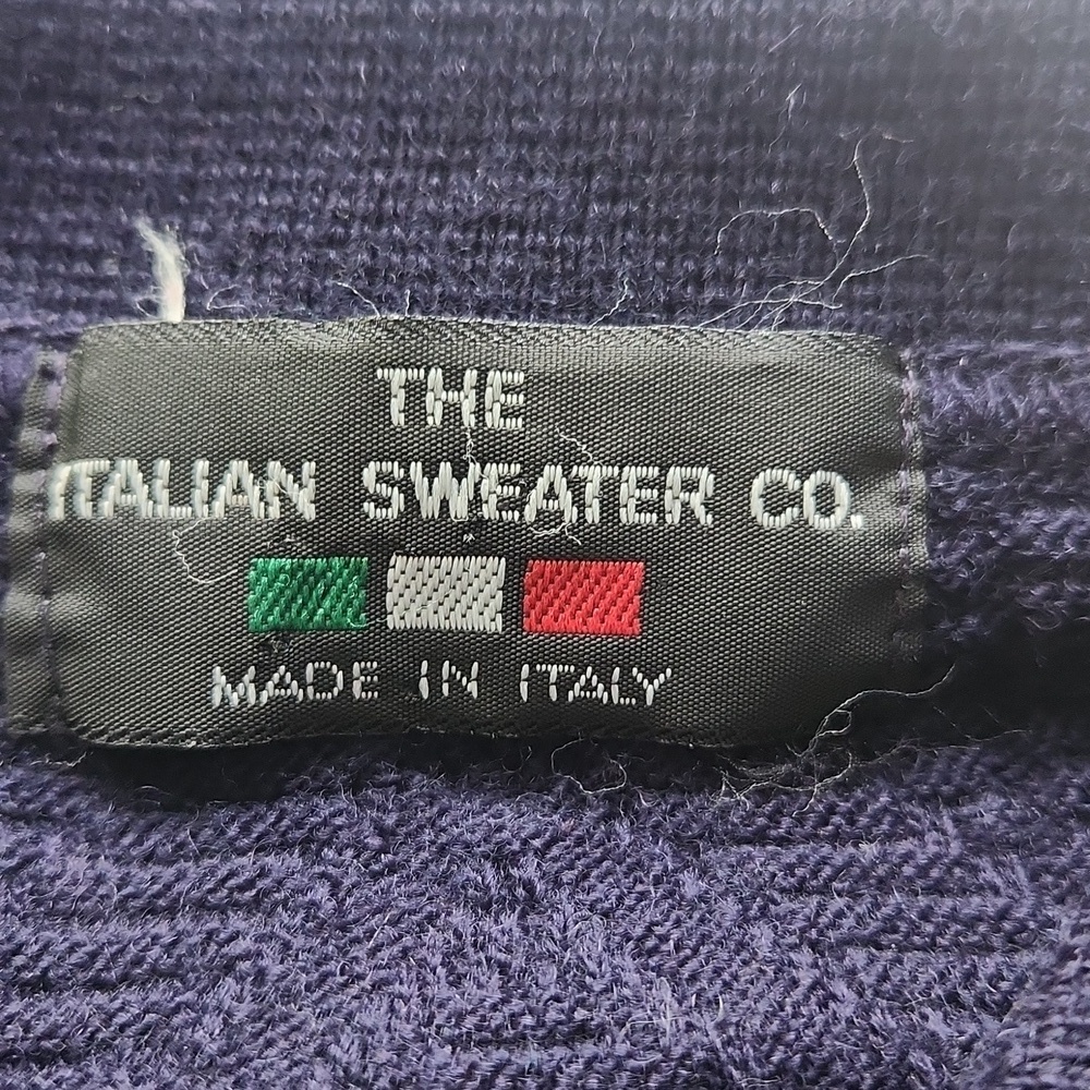 Vintage Blue  Patterned Sweater - Picture 5 of 8